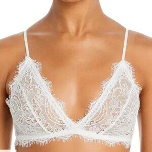 NWT Anine Bing lace bralette in Champagne Color Size L
